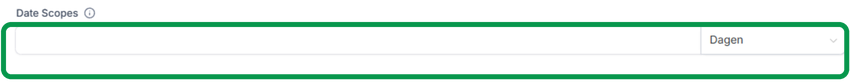 Booking rules with Date Scopes highlighted
